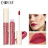 QIBEST The New Silky Soft Mist Matte Lip Gloss Non-Stick Cup Does Not Fade Lip Glaze Makeup Liquid Lipstick