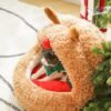 zeze elk yurt cat nest winter warm cat large space semi-enclosed removable and washable pet nest mat