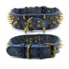Spike Dog Collar Medium And Large Rivet Pet Collar Domineering Anti-bite Dog Collar