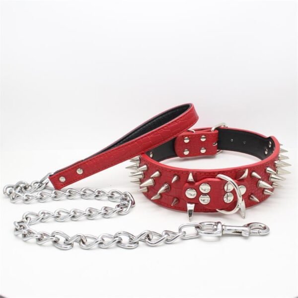 Anti-bite Rivet Pet Collar Rivet Dog Collar Large Dog Traction Rope Dog Collar Amazon Explosion Neck