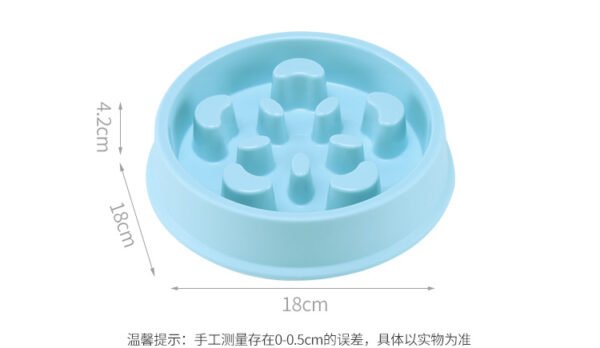 Dog Bowl Puzzle Anti-choking Single Bowl Petal Slow Food Bowl Healthy