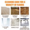 Multi-Effect Floor Cleaner, Gently Clean Floor Tiles Wooden Furniture Stubborn Dirt Stains