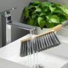 Sweeping Bed Brush Home Bed Sofa Cleaner Bedroom Long Handle Soft Bristle Brush Dusting Brush