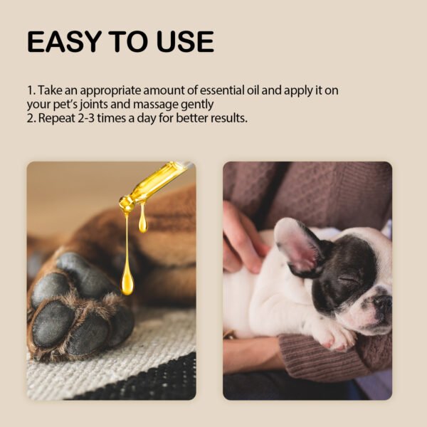 Pet Care Oil, Relieve The Pain Of Pet Bones And Joints Body Muscle Care Essential Oil