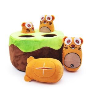 Dog Toy Hidden Food Set with Sound and Bite Resistance Interactive Puzzle and Self Help to Relieve Puzzle Pet Supplies