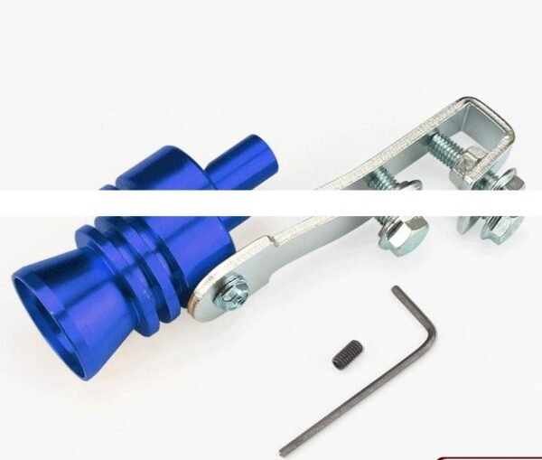 Car Modified Sound Wave Imitator Turbo Whistle - Blue, L