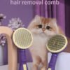 Pet Comb Automatic Hair Removal Comb Cat Comb Hair Removal Beauty Self Cleaning Pet Comb Supplies