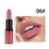 Matte Lipstick Bean Paste Plum Color Sexy Red Nude Beige Brown Red Bullet Lipstick