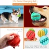 Dog Toy Ball Interactive Rubber Balls Puppy Chewing Toys Pet Tooth Cleaning Ball Cats Pets Food Treat Feeder Silicone Balls Toy