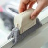 Household Cleaning Window Door Groove Dust Brush Cleaning Tool Gap Window Sill Dead Corner Sweep Groove Sponge Brush