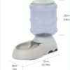 Water Feeder Water Feeder Large Canine Drinking Bottle Automatic Water Storage Food Visible Large Capacity Water Feeder
