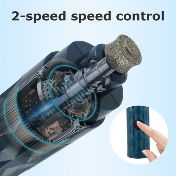 Electric Pet Nail Polisher With Light Dog And Cat Cleaning Automatic Manicure Device USB Rechargeable Manicure Device