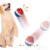 Pet teeth grinding stick makes sounds dog toys squeak and leak food balls