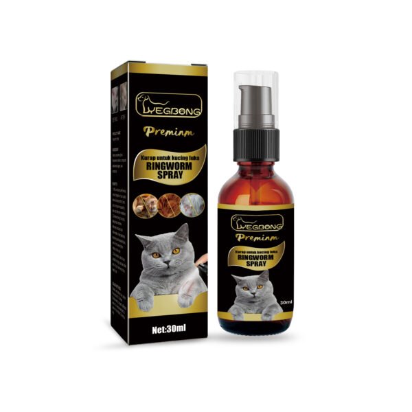 73258AD102356B473C00CAA9A7787110.jpg Cat Ringworm Spray, Pet Cats Anti-Mite Cat Moss Care Skin External Use Anti-Itch Spray