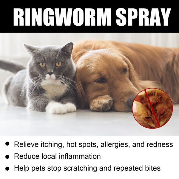 7421DE421074D0B734DBD1A5FAE11385.jpg Cat Ringworm Spray, Pet Cats Anti-Mite Cat Moss Care Skin External Use Anti-Itch Spray