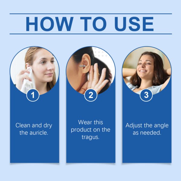 Ear Care, Easy Portable Comfort Massager For Daily Ear Cleaning And Care
