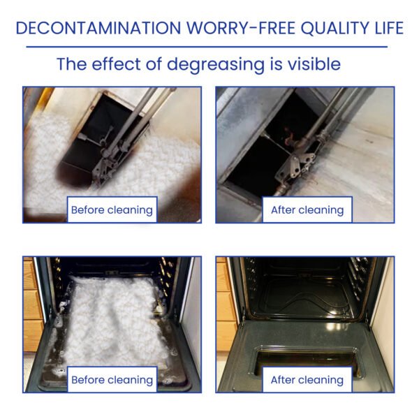 Kitchen Foam Cleaner, Stove Hood Oil Cleaning Clean Heavy Oil Foam Cleaner