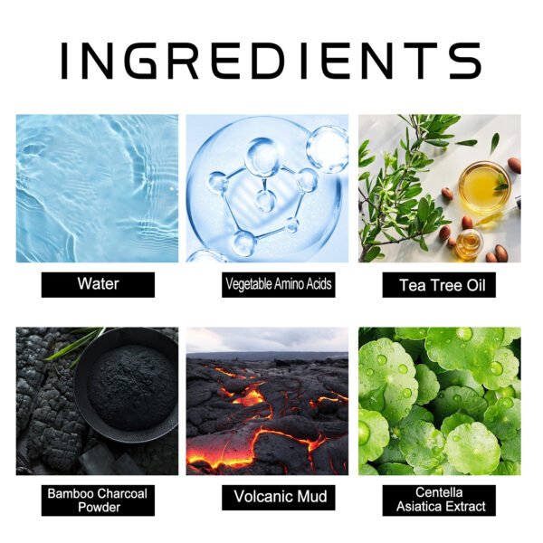 Men's Amino Acid Oil Control Face Wash, Deep Clean Acne Print Delicate Pores Whitening Brightening Skin