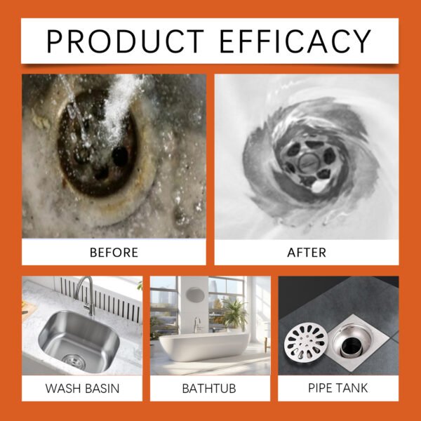 Kitchen Unblocker, Sink Drain Pipe Kitchen Toilet Pipe Quickly Dredge