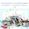 Stainless Steel Cleaner, Faucet Cleaner, Bathroom Descaling, Polishing, Rust Remover, Brightener, Strong Stain Remover