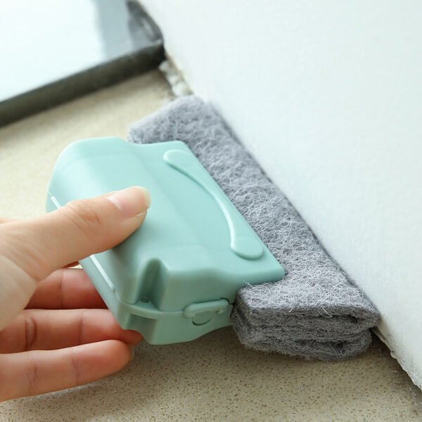 Household Cleaning Window Door Groove Dust Brush Cleaning Tool Gap Window Sill Dead Corner Sweep Groove Sponge Brush