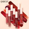 QIBEST The New Silky Soft Mist Matte Lip Gloss Non-Stick Cup Does Not Fade Lip Glaze Makeup Liquid Lipstick