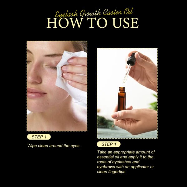 A3435AB14B169B5704159E20D759F033.jpg Castor Oil Mascara, Thickening & Moisturizing Natural Long Jet Black Curling Mild Mascara