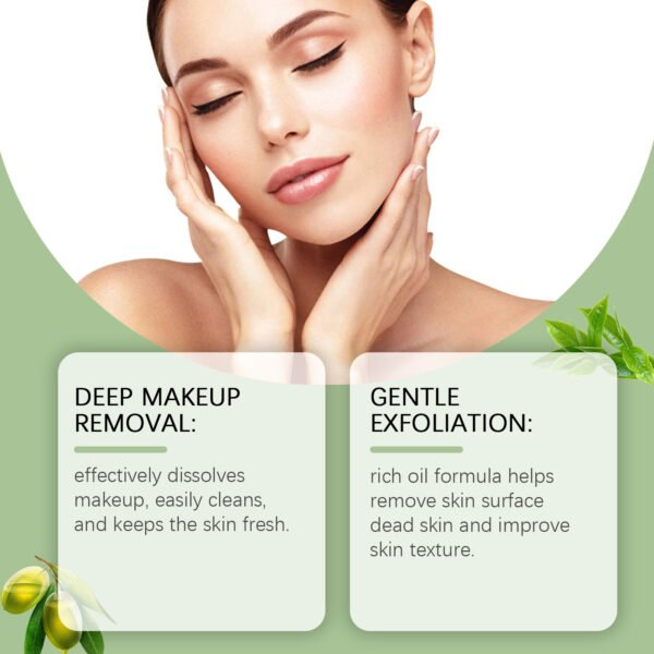 Green Tea Makeup Remover Oil Gently Removes Makeup For Face, Eyes And Lips With Refreshing And Non-Tight Makeup Remover Oil