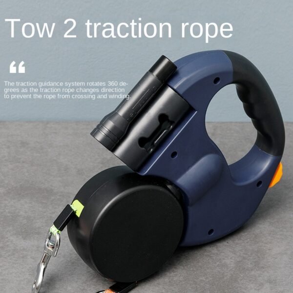 Dual Head Retractable Dog Leash