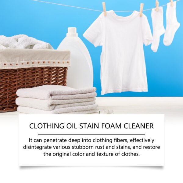 Clothing Oil Stain Foam Cleaner To Remove Stubborn Stains Leave Fragrance Clean Clothing Stain Remover