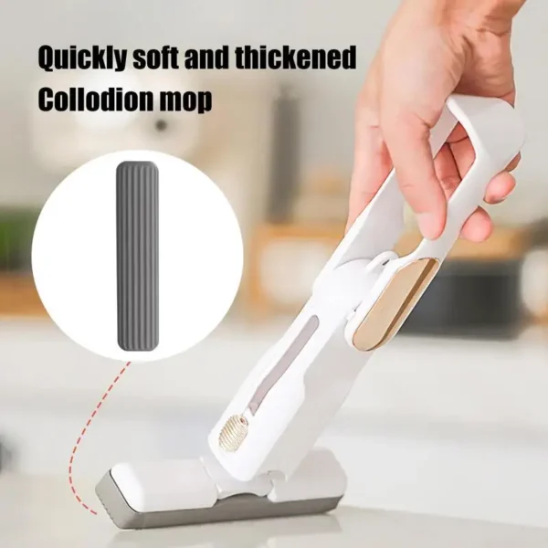 C73E4BEA2E5ED73E404387B0E0B5B45E.webp Mini Squeeze Mop Small Cleaning Mop Handheld Kitchen Desk Bathroom Window Glass Sponge Wet And Dry Use Mop For Desktop Car Glass