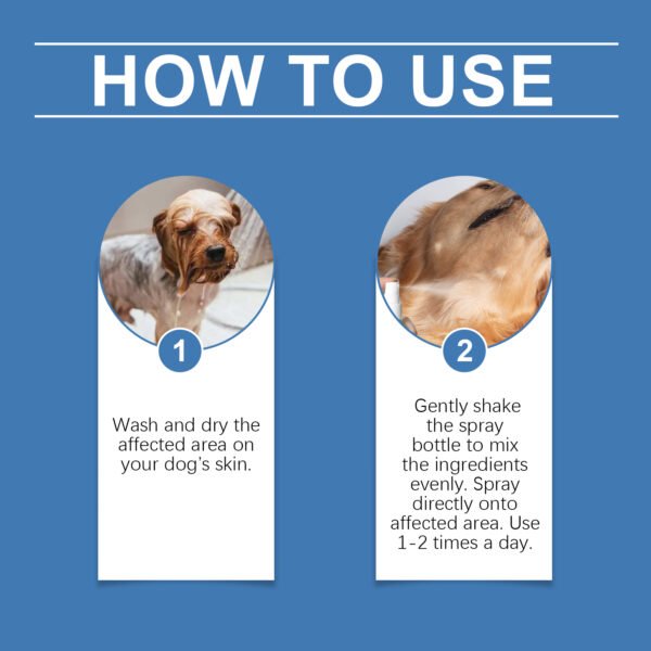 Pet Fur Care Spray Pet cat and dog fur gentle cleaning care fur Bright shine