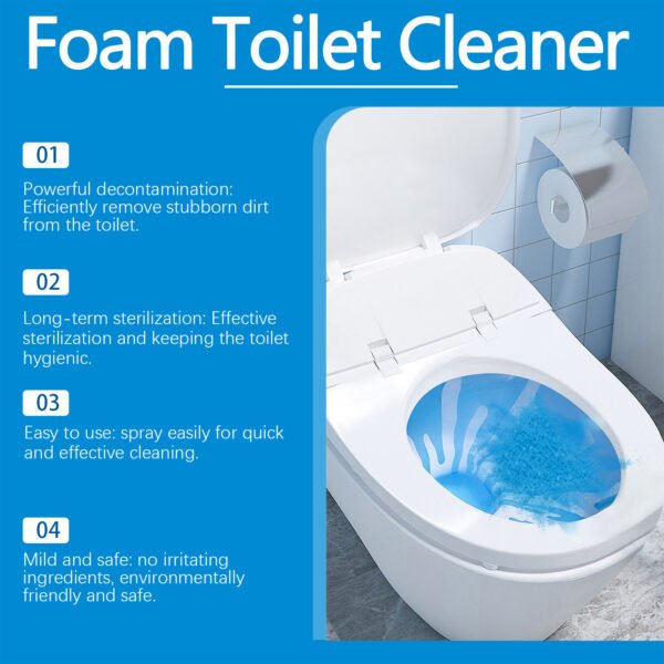 Foam Toilet Cleaner Toilet Cleaner Stains Urine Stains Descaling Odor Cleaning Toilet Cleaner