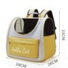 Portable Cat Carrier Bags Outdoor Windproof Travel Backpack Small Dogs Cat Sunscreen Transport Carrying Bag