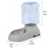 Water Feeder Water Feeder Large Canine Drinking Bottle Automatic Water Storage Food Visible Large Capacity Water Feeder