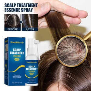 Scalp Treatment Essence Spray, Hair Care And Repair Damaged Hair Follicle Hair Root Treatment Spray