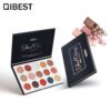 QIBEST 15 Color Eyeshadow Palette Renaissance Eyeshadow Palette Sunset Eyeshadow