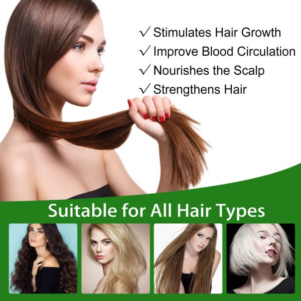Rosemary Hair Essential Oil Gentle Scalp Care Soft Shine Natural Fluffy Hair Essential Oil