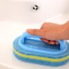 Kitchen Cleaning Bathroom Toilet Kitchen Glass Wall Cleaning Bath Brush Plastic Handle Sponge Bath Bottom