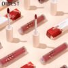 QIBEST The New Silky Soft Mist Matte Lip Gloss Non-Stick Cup Does Not Fade Lip Glaze Makeup Liquid Lipstick