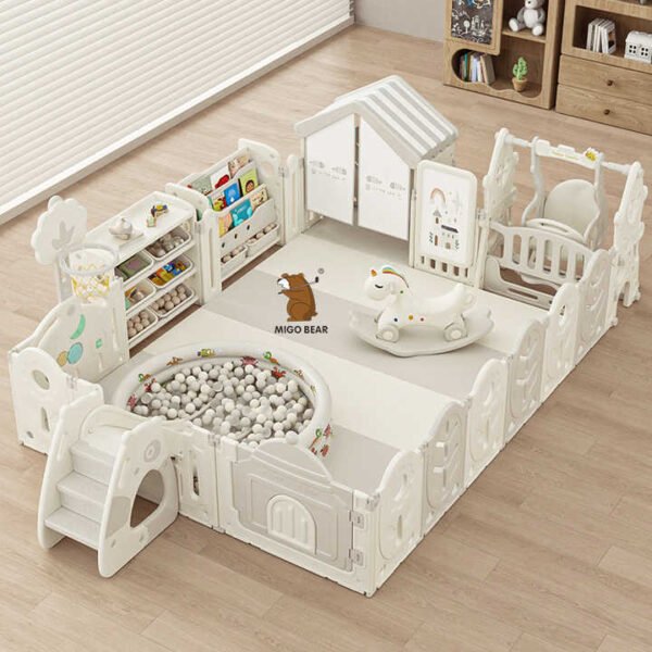 MIGO Bear Foldable Baby Playpen