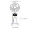 USB Rechargeable Car Mini Fan