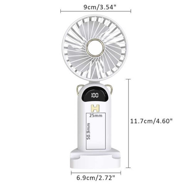 USB Rechargeable Car Mini Fan