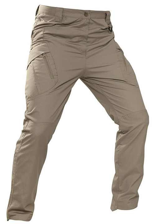 Cargo Pants Men Outdoor Waterproof Elastic Hiking Hunting Trousers Casual Multi Pocket Pants Male Work Jogger Plus Size