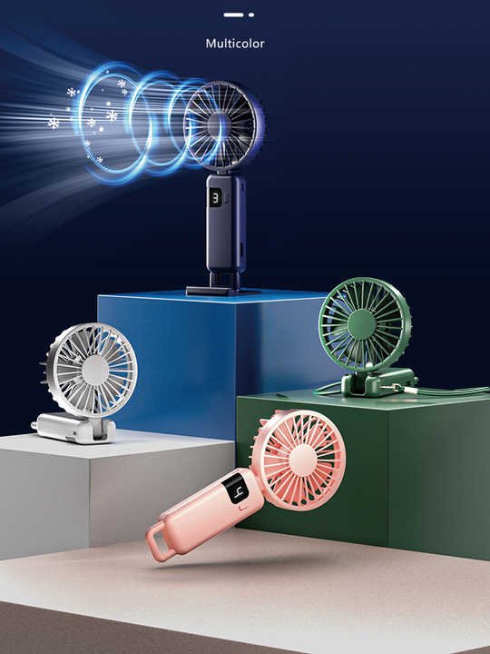 USB Rechargeable Mini Fan with Hook
