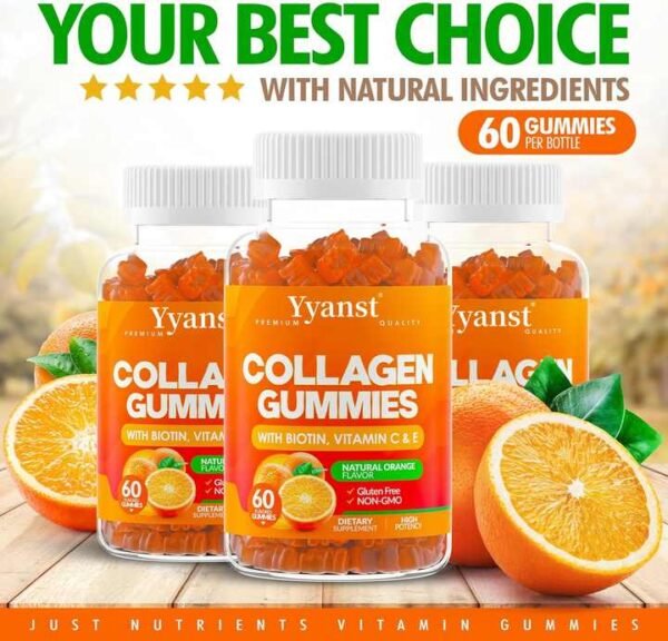 Natural Collagen Gummies for Skin & Joints