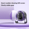 USB Mini Hand Fan with LED Display