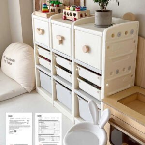 MIGO BEAR Kids Toy Storage Cabinet