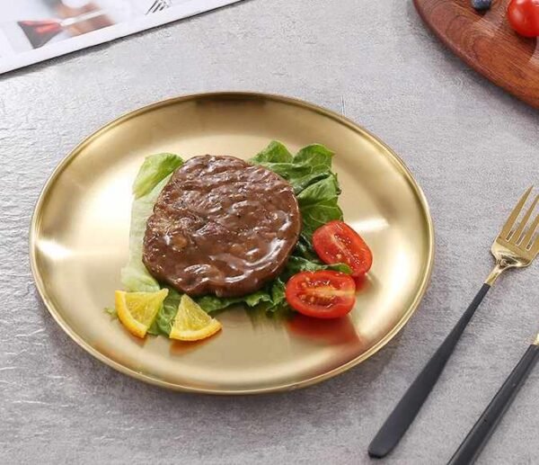 Hab7064e9e2374cc8aa4490ee250b39639.jpg_720x720q50.jpg Stainless Steel Round Dinner Plates