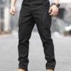 Cargo Pants Men Outdoor Waterproof Elastic Hiking Hunting Trousers Casual Multi Pocket Pants Male Work Jogger Plus Size